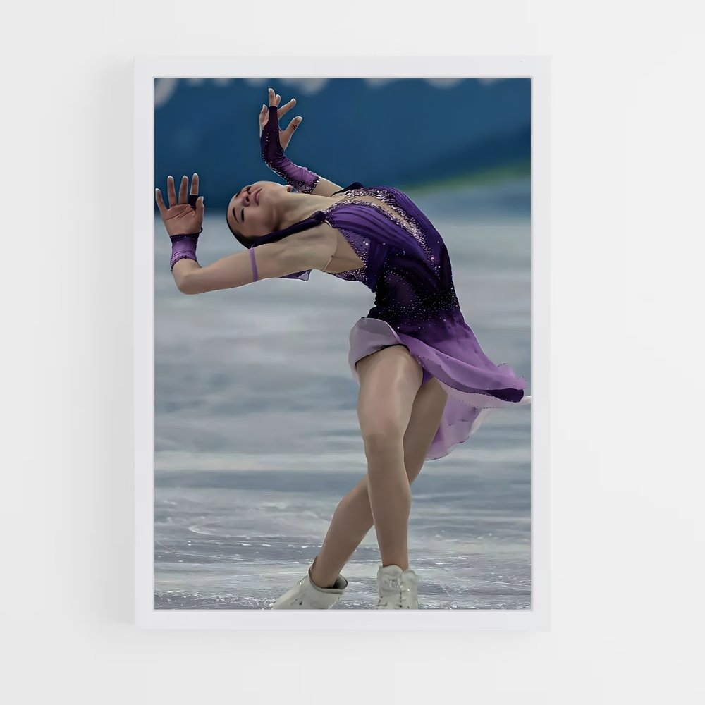 Poster Kamila valieva patineuse – affiche Patinage artistique (vue 3)